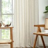 jinchan Linen Boho Curtains for Living Room Semi Sheer Gray