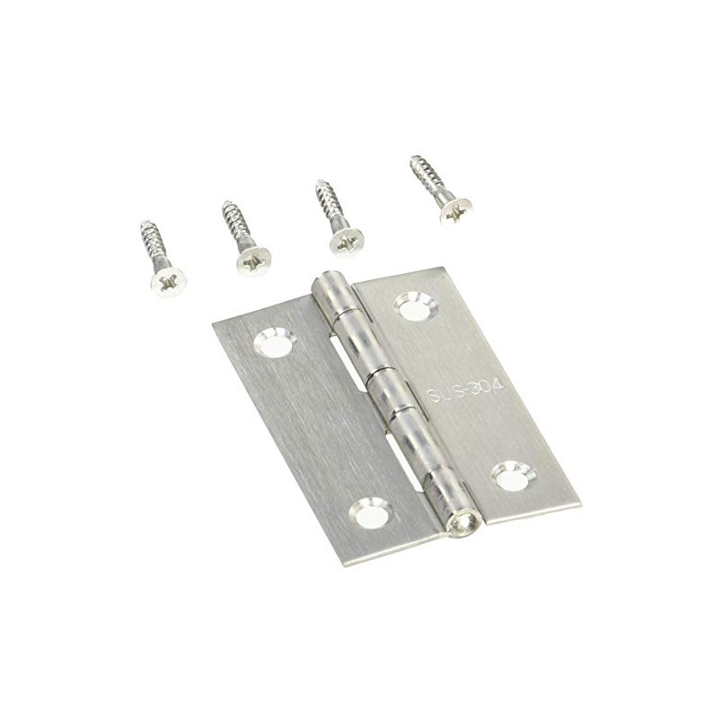 Hi Logic 17493 Stainless Steel Hinges, 2.0 inches (51 mm),