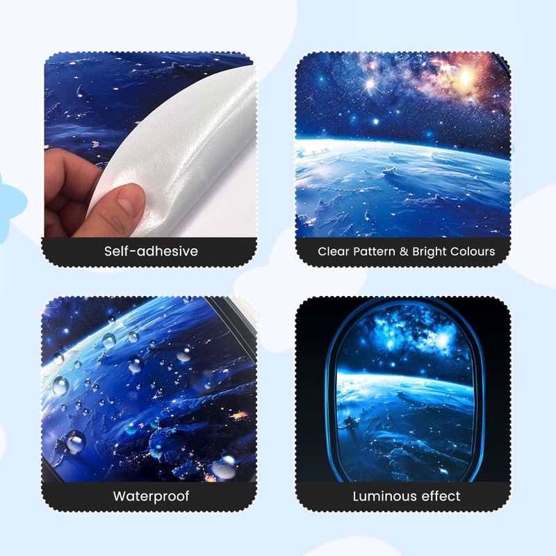 SNAIL GARDEN Glow in the Dark Space Capsule Sticker