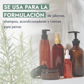 HEBBE - Aceite Esencial de Romero 50 ml | Apoyo en el Tratamiento de Problemas Respiratorios | Combate la Fatiga, es Antiinflamatorio y Analgésico Natural | Cicatrizante Natural | Contenido de 50 ml