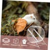 FOMIYES Running Toy Silent Chinchilla Wheel Hamster Exercise Toy Small