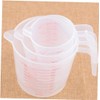 250ML Plastic Measuring Cup with Scale Handle Transparent Measuring Cups