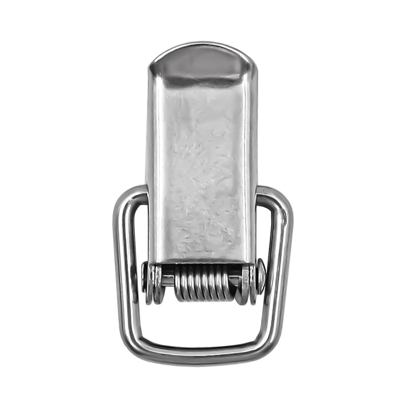 Stainless Steel Spring Loaded Toggle Latch Silver Catch Hasp Clamp