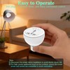 E26/E27 Light Socket Outlet Adapter with 3 Auto-Off Smart Timer