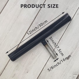 Candeon Lathe Tool Rest, 12 Inch 5/8 Inch Diameter Tool Rest for Wood Lathes, T Type Lathe Tool Rest Lathe Turning Tool Rest for Wood Lathes Turning Tools