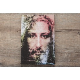 The Shroud of Turin Jesus Christ Real Face Canvas Print, Gallery Wrapped Print on Canvas, Size: 13x18cm - 7x5 Inches