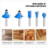 Router Bits Set 1/4" Inch Shank Tungsten Carbide Router Bits