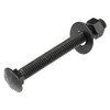 3/8" x 3-1/2" (25 Pack) Black Carriage Bolt Kit, Grade