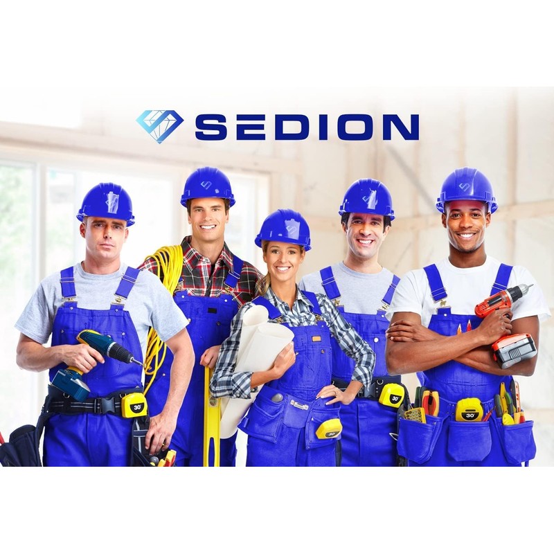SEDION® Diamond Hand Sanding Pad Set 3 Pieces Grit 50,