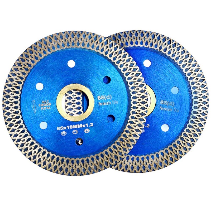 2 Pack 3-3/8" /85mm Super Thin Diamond Saw Blade for