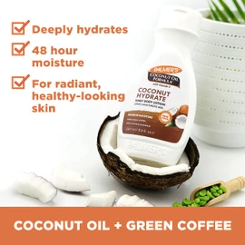 Palmer's Coconut Oil Formula Body Lotion for Dry Skin, Hand & Body Moisturizer with Green Coffee Extract & Vitamin E, Flip Cap Bottle, 8.5 Fl Oz (Pack of 1)