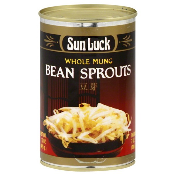 Sun Luck Bean Sprouts, 15-Ounce (Pack of 12)
