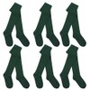 I.L.C.K Girls 6 Pairs Back To School Plain Cotton Rich