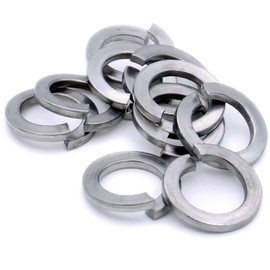 M14 (14mm) Rectangular Spring Split Lock Washer - Stainless Steel (A2) (Pack of 10)