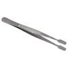 HTS 170S0 4.75" Straight Stainless Steel Stamp Tweezers