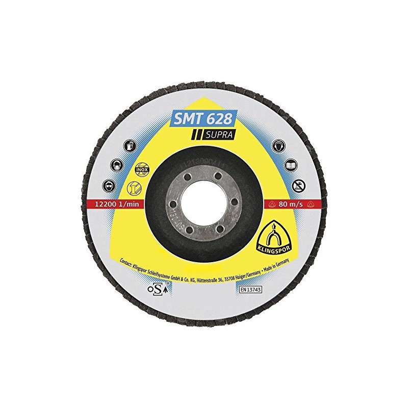 Klingspor 322798"SMT 324 Extra" K40 Straight Abrasive Mop Disc, 0