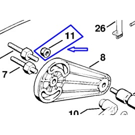 Stihl TS360 TS400 TS410 TS420 TS460 TS510 TS760 Swivel Arm Nut, M8 9220-260-1100
