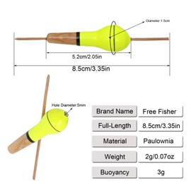 LSHDCER 10 Pcs Floats Fishing Floats Fishing Floats Set Lighted Fishing Floats Style A