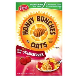 Post Honey Bunches of Oats Strawberries Cereal 16.5 oz