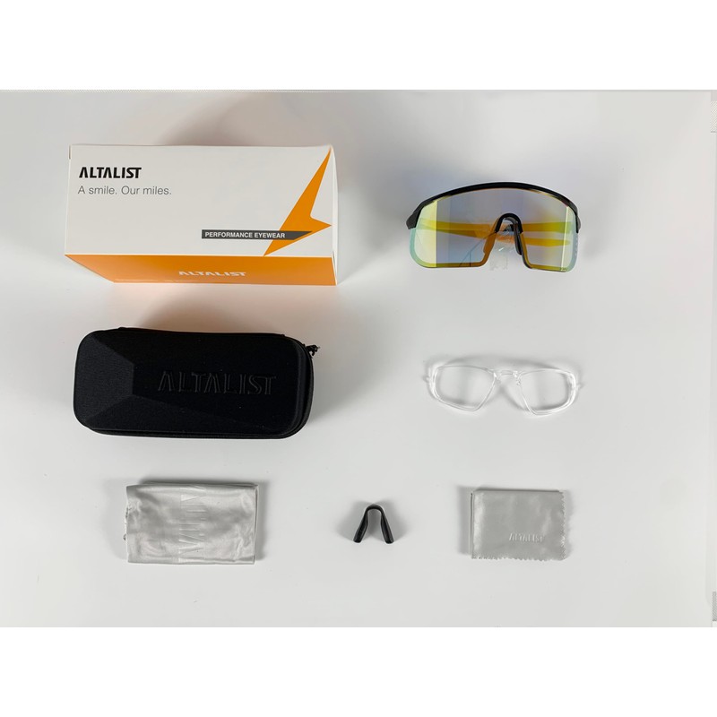 ALTALIST KAKU SP2 Dimmable Lens, Black Frame Gold Lens