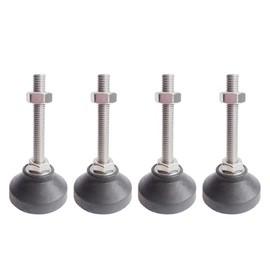 BORDSTRACT Juego De 4 Patas Niveladoras para Muebles, Nivelación De Altura m6 para Mesas, Sillas, Sofás, Bancos De Trabajo, Armarios, Etc.