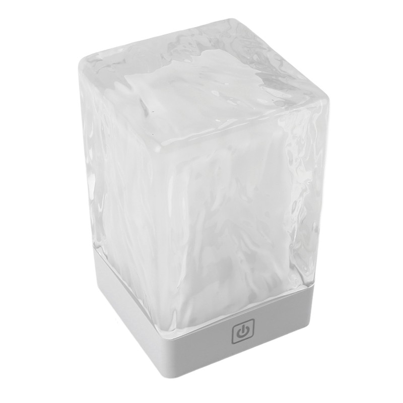 Crystal Table Lamp LED Night Light 3 Level Brightness Touch