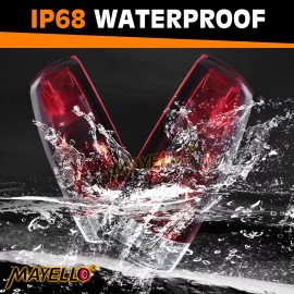 mayello Tail Lights for 1988-1998 Chevy GMC C/K 1500 2500 3500 Tahoe Red Brake Lamps DOT