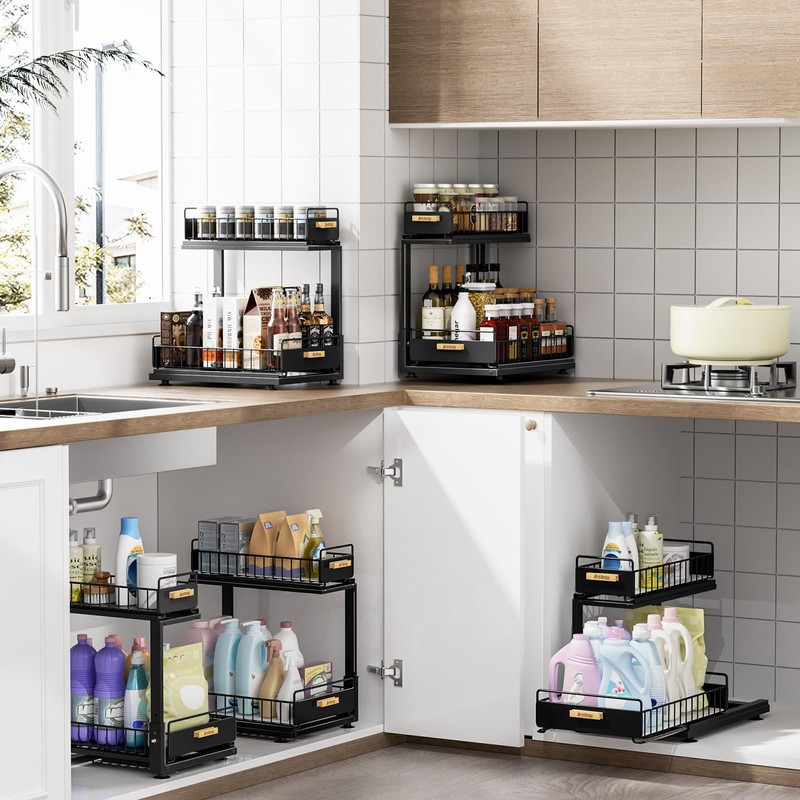 Under Sink Organizer Kitchen - Bathroom Organizers and Storage 2