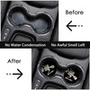 Britimes Skeleton Car Coasters for Drinks, 2 Pack Ceramic Stone