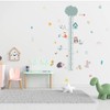 SUPERDANT Cartoon Animals Height Growth Chart Wall Sticker Big Tree
