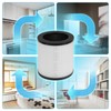 Breabetter M02 Replacement Filter Compatible with MOO-KA M02 Purifier, 3-In-1