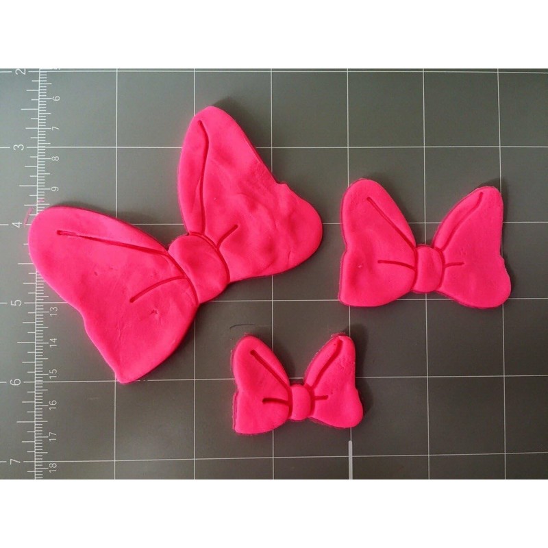 Cute Bow Cookie Cutter Set of 3