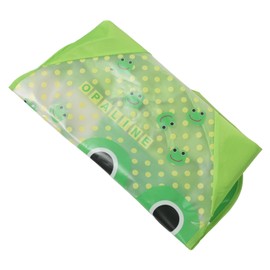 BESPORTBLE Waterproof Painting Apron - Adorable EVA Art Smock for Aged 1-3 Years Perfect for Arts Crafts and Mealtime Fun Patterns in Green