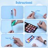 Classicseali 12pcs Watercolour Brush Pens,Refillable Water Brush Pen for Painting,Calligraphy,Lettering,Includes