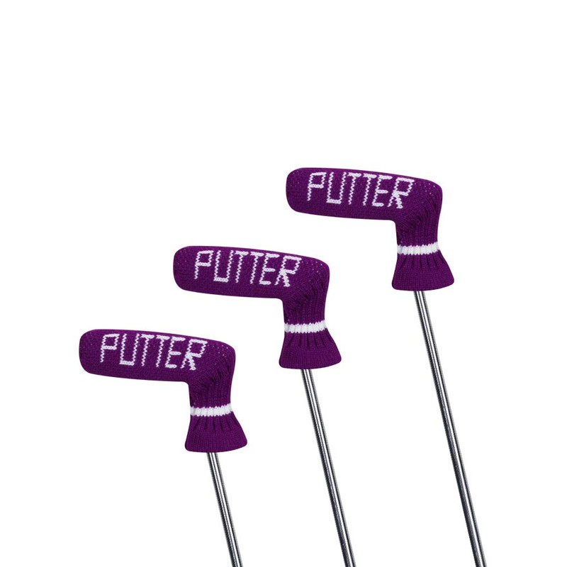 Purple Golf Blade Putter Cover,1 Piece in Pack, Double Layers