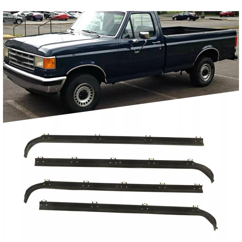 común (uso) Burlete Impermeable Para Ventana Delantera, 4 Unidades, Colo