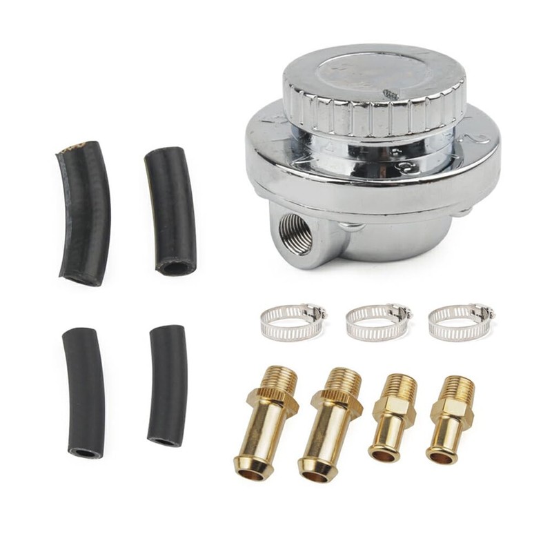 tieedhfu 1-5 Psi Adjustable Fuel Pressure Regulator Fuel Pressure Regulator