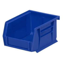 Akro-Mils 30210 AkroBins Plastic Hanging Stackable Storage Organizer Bin, 5-Inch x 4-Inch 3-Inch, Blue, 24-Pack