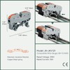 JANDECCN DIN Rail Terminal Blocks Kit, 20pcs Universal Compact Wire