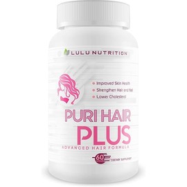 Puri Hair Plus Advanced Hair Formula - Re-Grow + Strengthen Hair and Nails with These Hair Skin and Nails Vitamins - Puri Hair Vitamins for Puri Hair Growth - Improve Skin Health - Puri Hair Regrowth