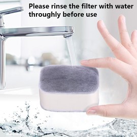 Filter für Brunnen Katze, Keramik Brunnen Katze, Trinkbrunnen Filter, Ersatzfilter für Wasserbrunnen, 1 Schaumstofffilter, 4 Stück, hochwertige Baumwolle, Aktivkohle, Haustiere