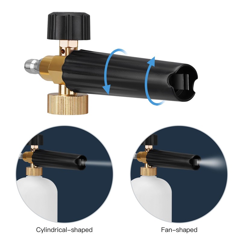 Laopypor Pressure Washer Foam Cannon Lance Gun with 5 Water