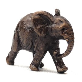 Butler & Peach - Solid Bronze Miniature Elephant