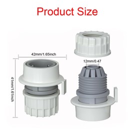 RecDec 3 Pack Sink Faucet Quick Connector Faucet to 5/8" Garden Hose Adapter Portable Dishwasher Snap Coupling Adapter for Portable Washer Water Hose Twin Tub Washing Machine Countertop Dishwashers