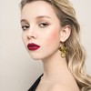 T-ztoss Gold Dinosaur Fantasy Statement Dragons Earrings Gothic Unique Animal