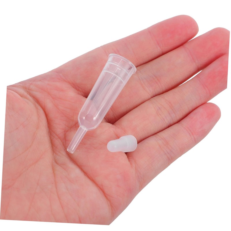 Ipetboom 6pcs Ampule Tips Transparent Liquids Dispensing Applicator Caps Replacement