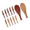 Butter Knife Set Eco Friendly Multifunctional with 2 Spoons 10