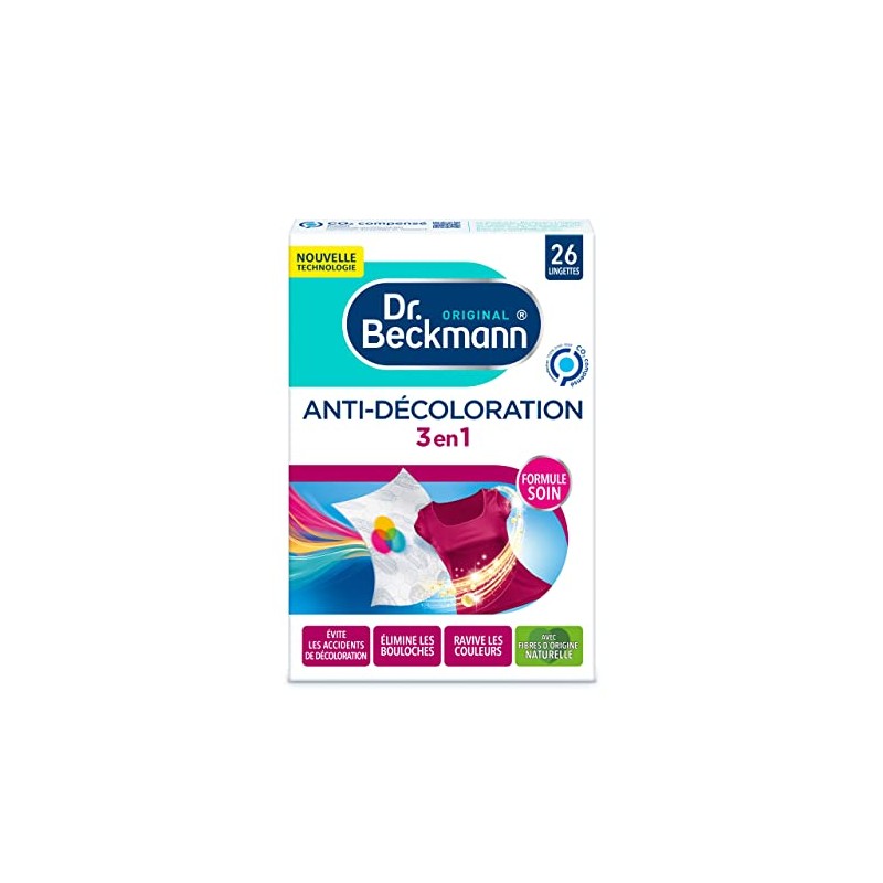 Dr. Beckmann 3-in-1 Ultimate Protection Anti-Fading Wipes - 26 Wipes