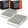 Frankberg 2 x Cabin Air Filter Activated Carbon Filter Compatible