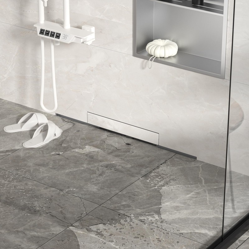 Bernkot Linear Wall Drain 24’’, 304 Stainless Steel Side Drain
